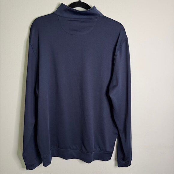 Kenneth Cole Golf Men's 1/4 Zip Pullover Navy Size Large - Picture 2 of 5